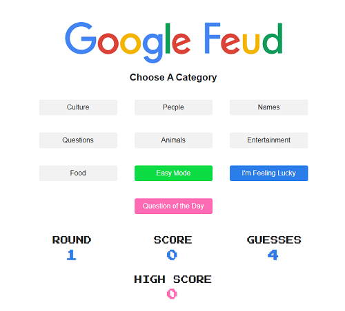 Google Feud' combines popular game show with Google search